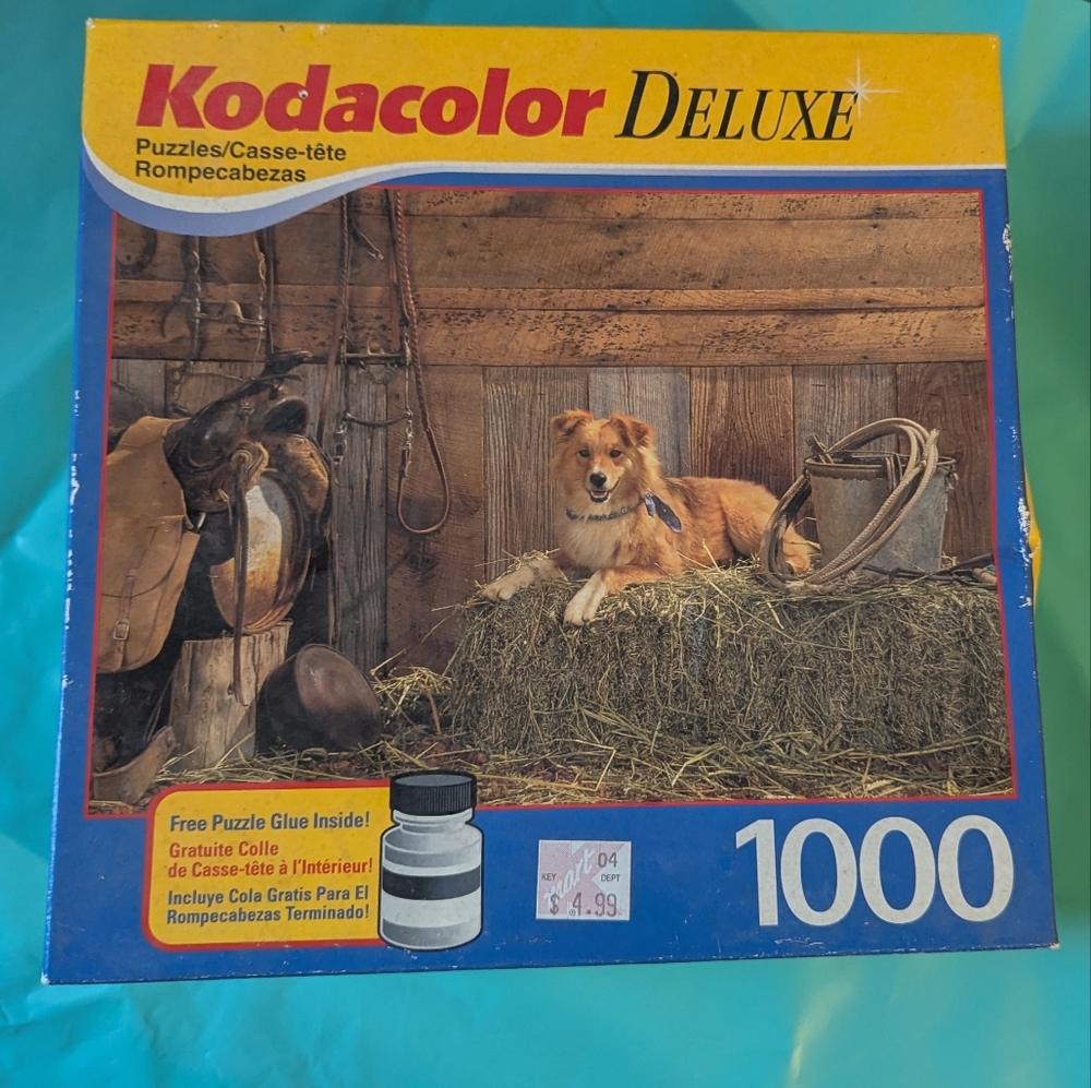 Vintage NIB #1000 Piece Puzzle Kodacolor Western